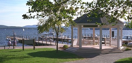 Town docks & community bandstand