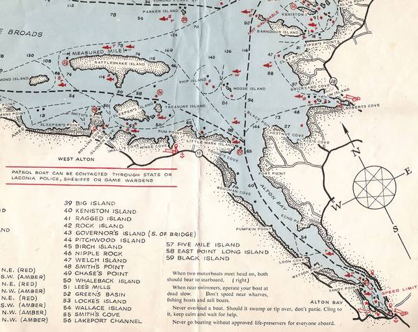 Lake Winnipesaukee Boating Charts