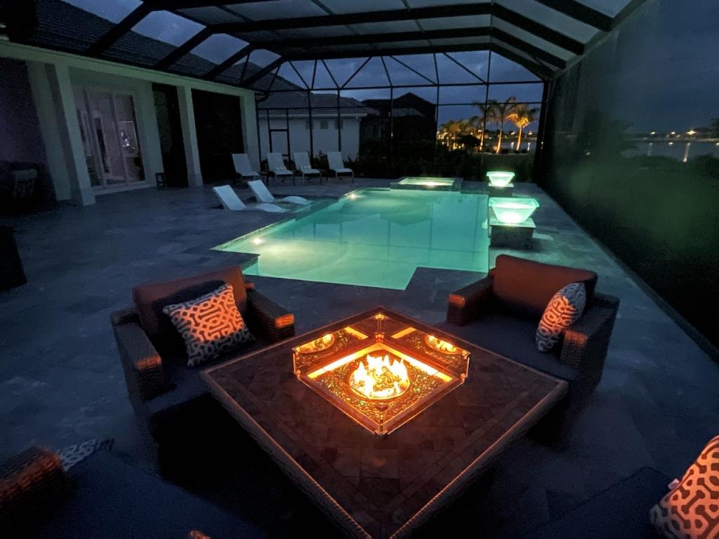 Coffee Table Turned Propane Fire Pit with EasyFirePits.com 